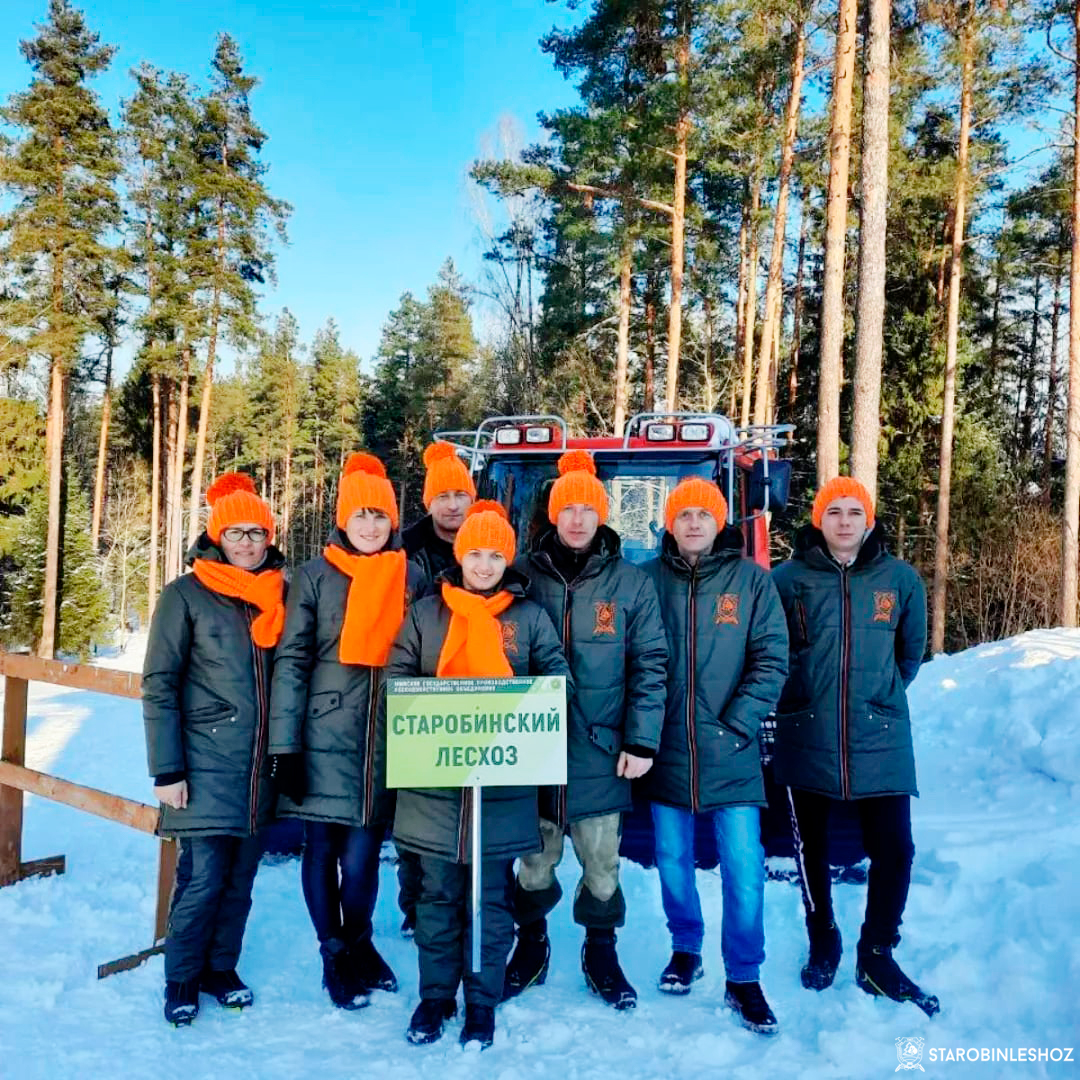 Сегодня состоялась зимняя спартакиада работников лесхозов Минского ГПЛХО