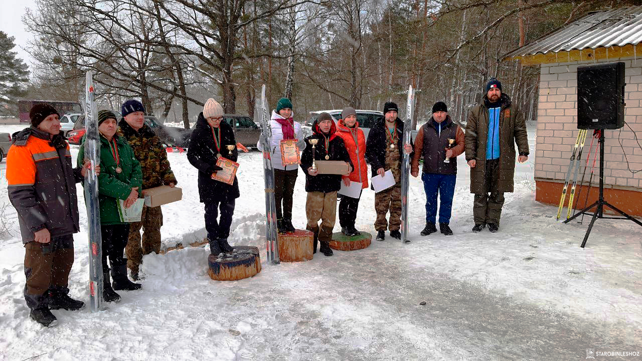 31.01.2022 прошла зимняя спартакиада работников Старобинского лесхоза