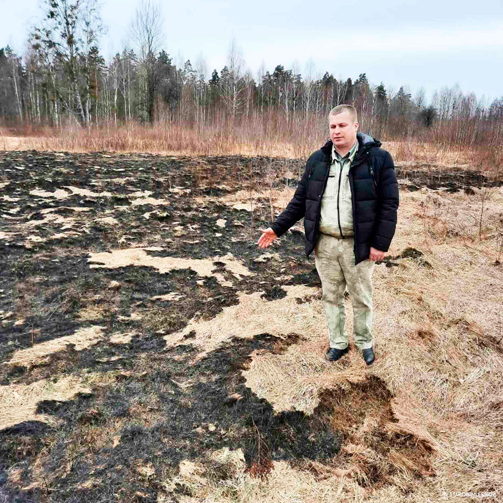 Наблюдается рост числа пожаров, обуславливаемый возгораниями сухой травы