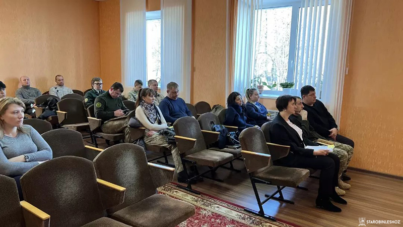 28 февраля в первичной профсоюзной организации Старобинкого лесхоза прошла отчётная конференция