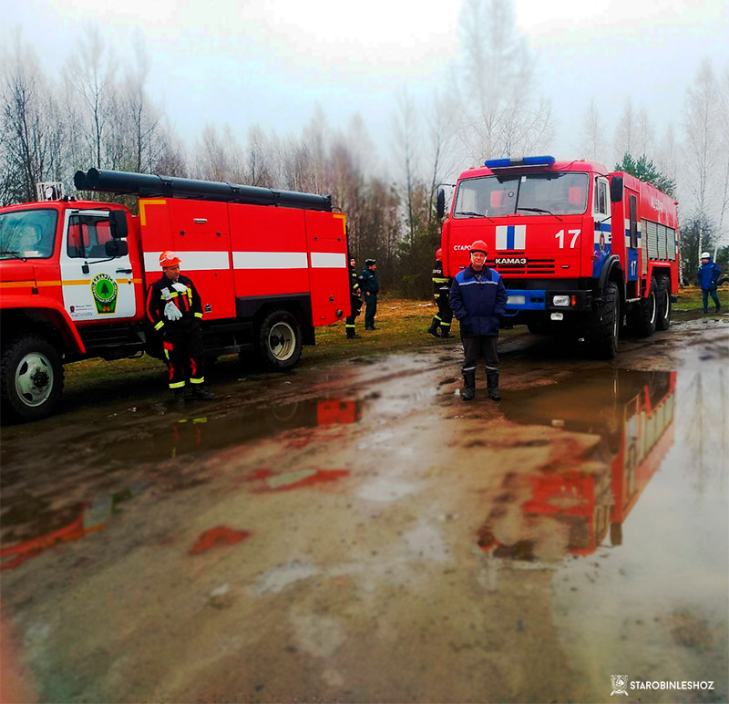31.03.2023 состоялись совместные учения Солигорского ГРОЧС