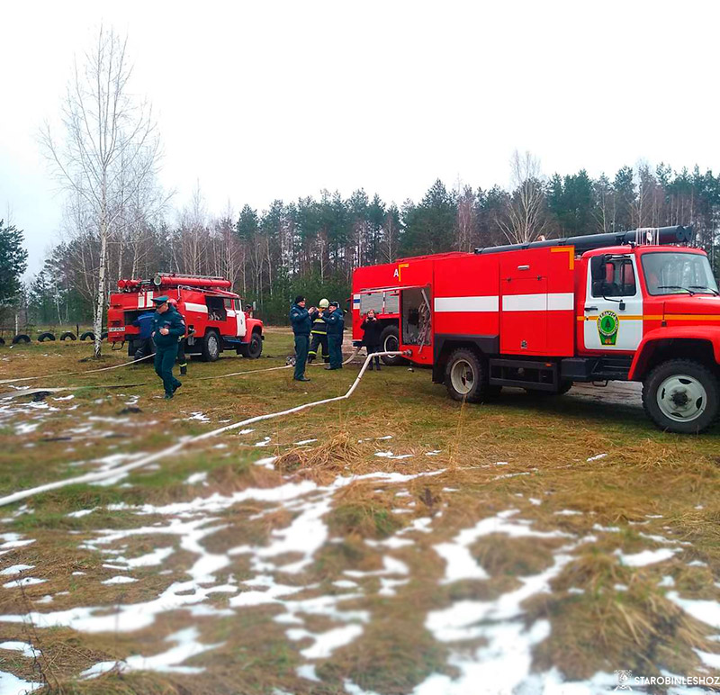 31.03.2023 состоялись совместные учения Солигорского ГРОЧС