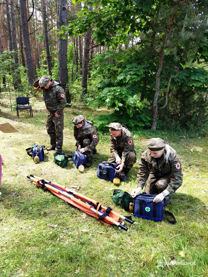 СОРЕВНОВАНИЯ НА ЛУЧШУЮ САНИТАРНУЮ ДРУЖИНУ