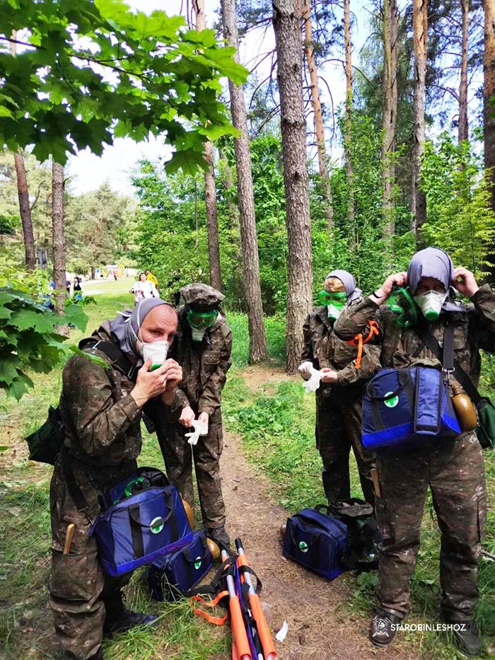 СОРЕВНОВАНИЯ НА ЛУЧШУЮ САНИТАРНУЮ ДРУЖИНУ