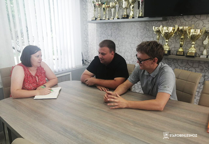 Заместитель руководителя организации по идеологической работе провела беседы с молодыми специалистами 