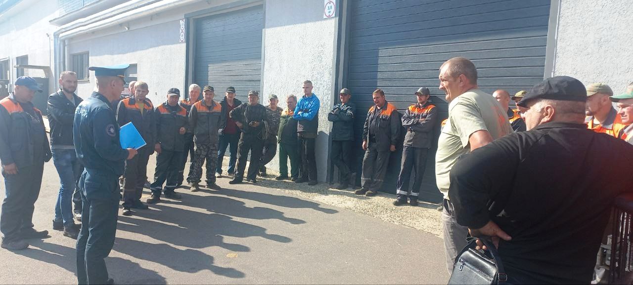 Сегодня в Старобинском лесхозе проведен Единый день безопасности