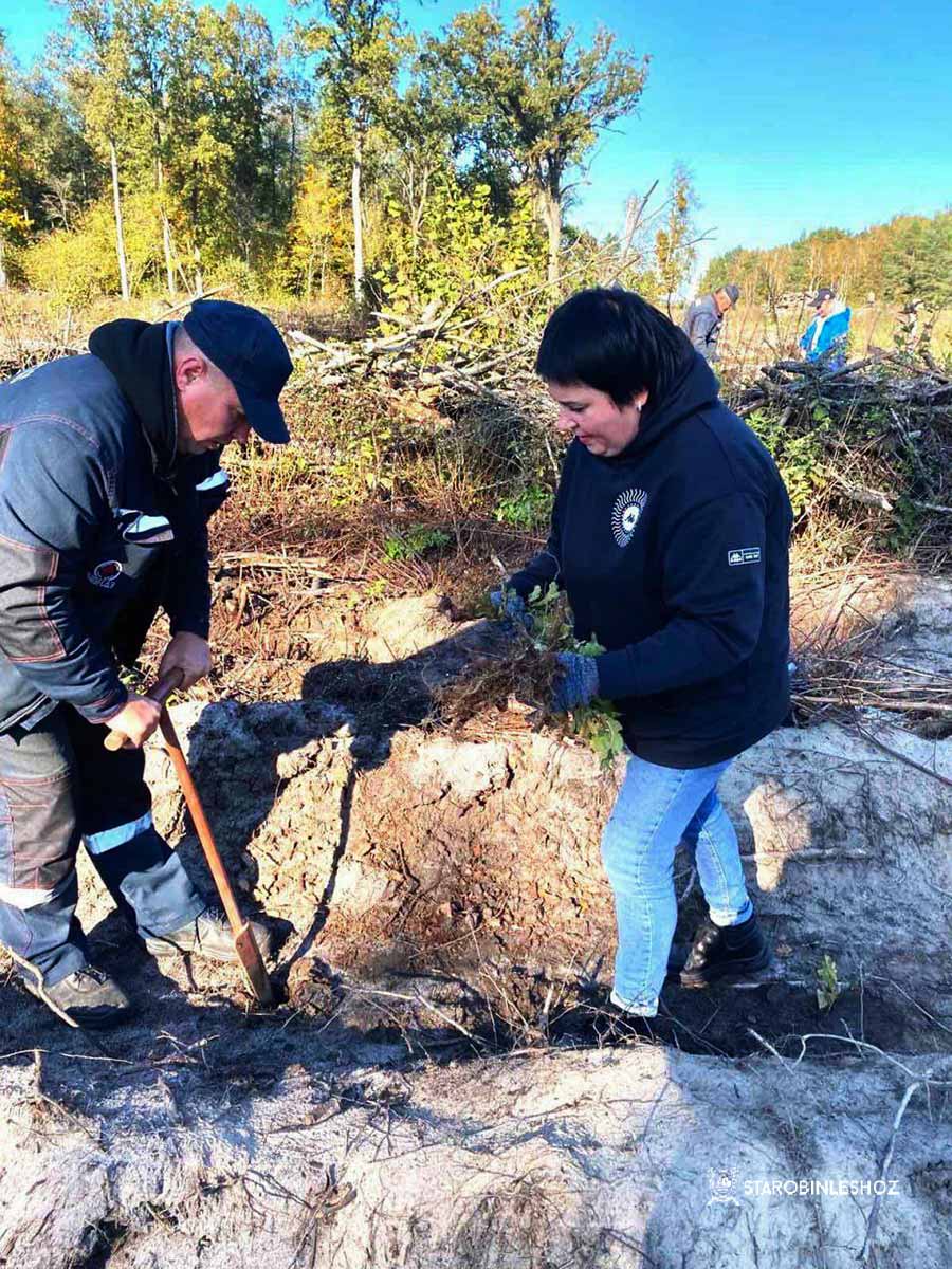 Работники филиала Солигорскгаз приняли участие в республиканской добровольной акции «Дай лесу новае жыцце!»
