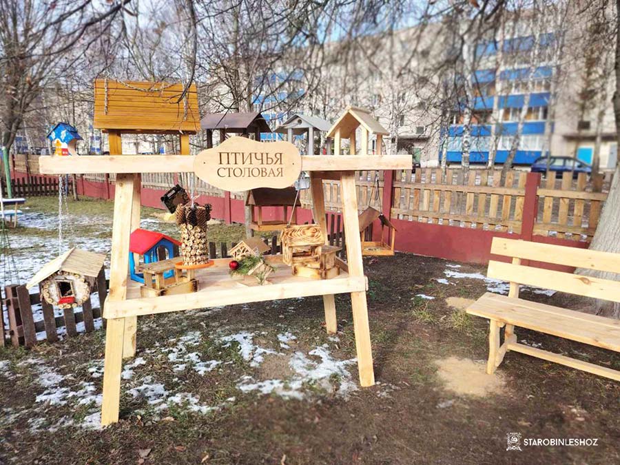 Открытие «Птичьей столовой»!