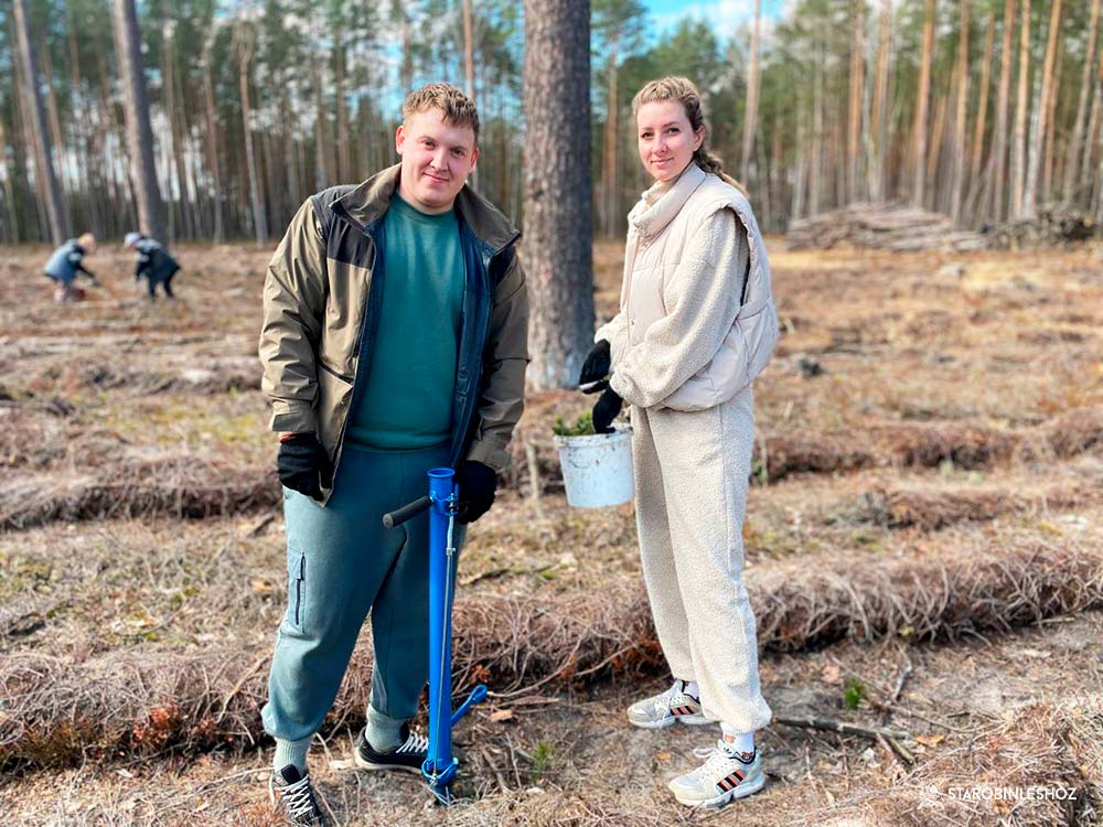 КОЛЛЕКТИВ РУП «ШАХТОСТРОЙ» ПРИНЯЛ УЧАСТИЕ В ДОБРОВОЛЬНОЙ ОБЩЕСТВЕННОЙ АКЦИИ «ДАЙ ЛЕСУ НОВАЕ ЖЫЦЦЁ!»