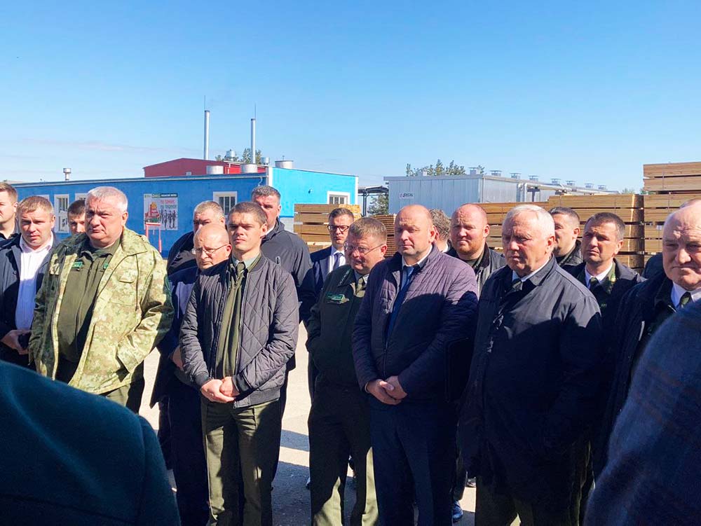 Сегодня на базе Любанского лесхоза состоялось областное заседание коллегии.