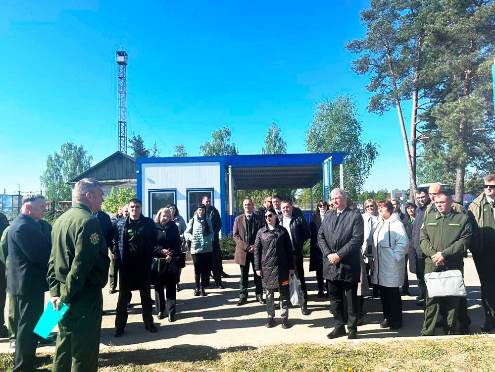 Сегодня на базе Любанского лесхоза состоялось областное заседание коллегии