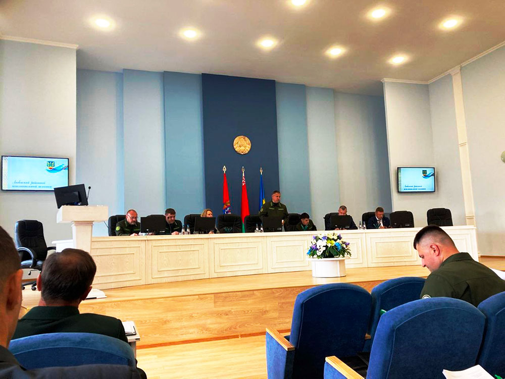 Сегодня на базе Любанского лесхоза состоялось областное заседание коллегии