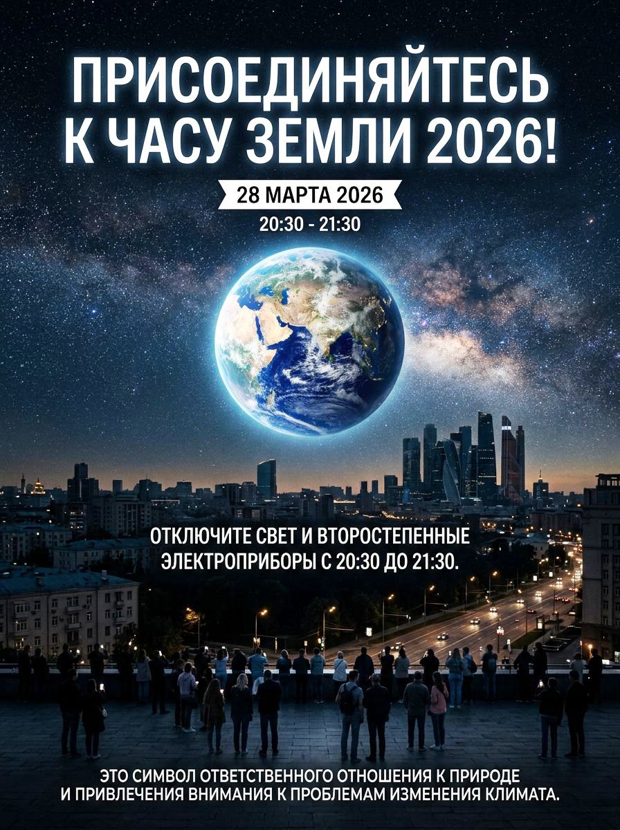 ЭКОЛОГИЧЕСКАЯ АКЦИЯ «ЧАС ЗЕМЛИ»