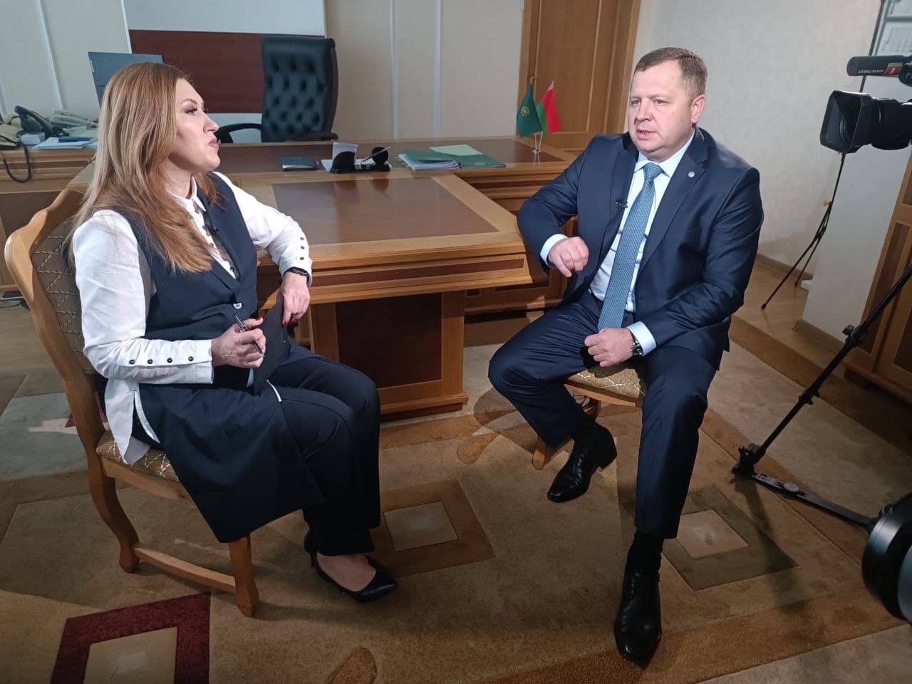 Эксклюзивное интервью Министра лесного хозяйства телеканалу "Беларусь-1"